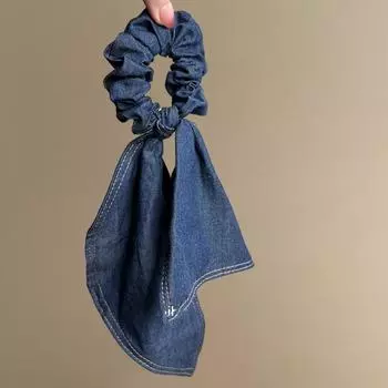 1 шт. Peopeo Ковбойская веревка для волос Винтажный темперамент Хвост Кольца для волос из кишки большого диаметра Корейская мраморная повязка на голову Скрученные волосы