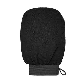 1 шт. перчатка для ванны, отшелушивающая перчатка для тела, загара, массажная перчатка для отшелушивания, перчатка для ванны и душа разных цветов чёрный