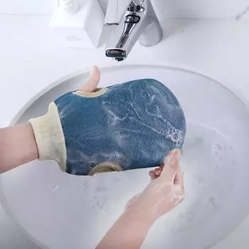 1 шт. перчатки для купания, массаж тела, отшелушивающие перчатки для ванны, бытовые полотенца для душа, скраб для вытирания спины, перчатки для чистки щеткой для тела