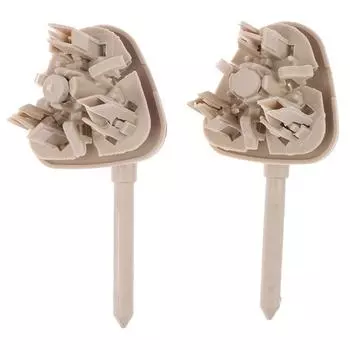 1 шт. Передний левый правый солнцезащитный козырек, фиксированный зажим для 2003-12 гг. Для замены поворотного вала солнцезащитного козырька F3 F3R