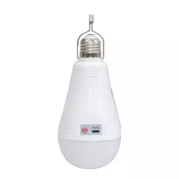 1 шт. Перезаряжаемая светодиодная лампа Двойное питание от аккумулятора Аварийная при отключении электроэнергии Мобильный Супер яркий Уличный Свет для кемпинга, торговой палатки на ночном рынке