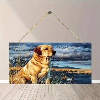 1 шт. персонализированная большая вывеска для собаки на заказ деревянная вывеска для собачьего домика украшение для домашнего животного украшение для дома на ферме для любящих собак друзей 1pc