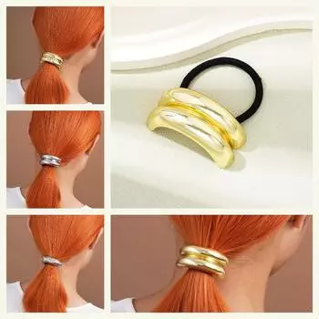 1 шт., петля для волос, аксессуар для волос, высококачественная повязка на голову для женщин, гладкая эластичная повязка для волос, резинка для волос, повязка на голову