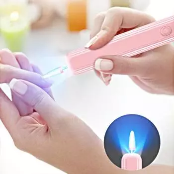 1 шт. пилочка для ногтей, шлифовальная машинка 6 в 1, полировщик для ногтей, высококачественный фрезер для ногтей, профессиональный маникюрный набор, портативный, со светодиодной подсветкой