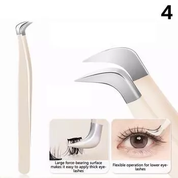 1 шт. Пинцет для ресниц с волоконным наконечником для бровей для наращивания ресниц Волоконные наконечники для наращивания ресниц Инструменты для макияжа Аксессуары