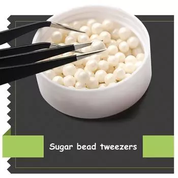 1 шт., пинцет из нержавеющей стали, для инструментов для украшения тортов, кухонные инструменты для выпечки Pointed Tweezers