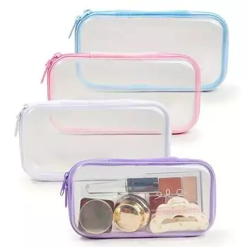 1 шт. ПЭТ многофункциональная сумка для хранения органайзер многоцветный пылезащитный прозрачный портативный ящик для хранения дорожные аксессуары