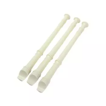 1 шт. пластиковая флейта с шестью отверстиями для детей, обучающие принадлежности для кларнета, музыкальное оборудование для раннего образования. Флейта светло-желтого