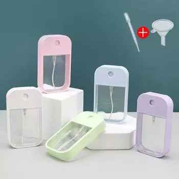 1 шт. пластиковая карточка флакон духов белый розовый синий 45 мл водяной туман распылитель флакон для дезинфицирующего средства для рук оральный спрей распылитель розовый