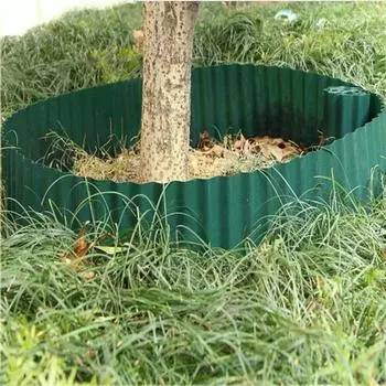 1 шт. Пластиковая кромка газона 10 см/15 см/20 смX9 м, зеленая кромка газона, ограждение, дорожка, гибкая кромка газона, аксессуары для ограждения