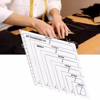 1 шт. пластиковая линейка для резки одежды для швейных аксессуаров, инструменты для лоскутного шитья, портное ремесло, весы, правило, принадлежности для рисования, инструменты «сделай сам» 1pc
