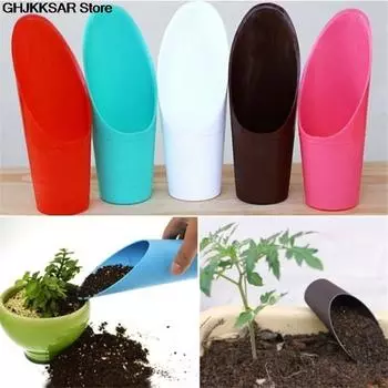 1 шт., пластиковая лопата для почвы, чашка суккулента, бонсай «сделай сам», помощник для сада, садовый инструмент белый