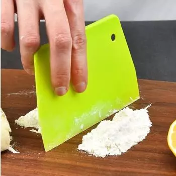 1 шт. Пластиковая лопатка для крема для торта, скребок для теста, инструменты для выпечки, режущие инструменты для домашней выпечки, кухонные гаджеты