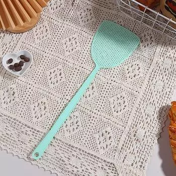 1 шт. пластиковая мухобойка, отпугивающая насекомых, мух, патч, отпугивающая комаров, мух, вредителей, ловец комаров, домашний кухонный инструмент зелёный