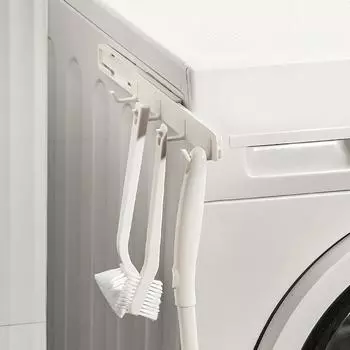 1 шт. пластиковая настенная вешалка для одежды, расширяемая вешалка для крючков для полотенец, вешалка с 4 крючками без перфорации для кухни и ванной комнаты, аксессуары для ванной комнаты, домашний органайзер 1pc