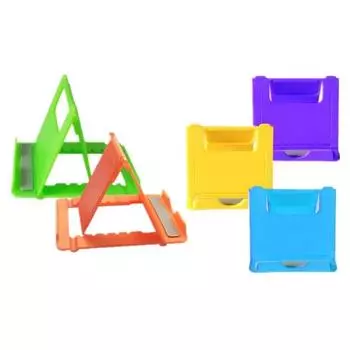 1 шт., пластиковая подставка для мобильного телефона, портативный регулируемый универсальный держатель для мобильного телефона, складной держатель для мобильного телефона чёрный