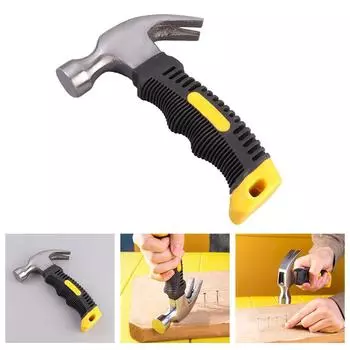 1 шт. Пластиковая портативная инженерная ручка, мини-ручные инструменты, многофункциональный домашний молоток для разбивания окон Ramshorn