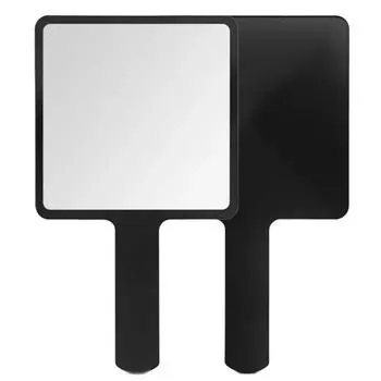 1 шт., пластиковая ручка, ручное зеркало для макияжа, портативное квадратное зеркало для наращивания ресниц, принадлежности для салонов красоты и косметики для женщин