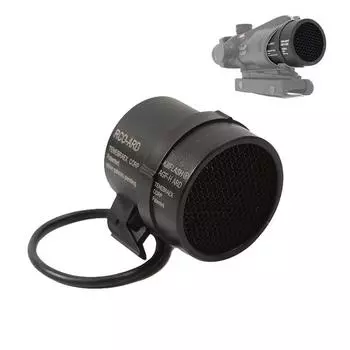 1 шт. пластиковая сотовая крышка прицела пылезащитная крышка объектива бленда Kill Flash для ACOG чёрный