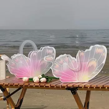 1 шт. Пластиковая сумка для хранения десертов своими руками, матовые пакеты для упаковки тортов, упаковочный материал в форме крыльев бабочки, праздничная вечеринка