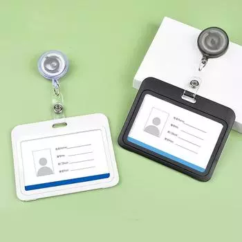 1 шт., пластиковые чехлы для карт, сумки для женщин и мужчин, студенческий автобус, выдвижной держатель для бейджей, бизнес-кредитные карты, чехол для банковских удостоверений личности