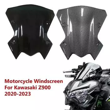 1 шт. Пластиковые чехлы на ветровое стекло мотоцикла, подходят для Kawasaki Z900 2020-2023, детали переднего ветрового дефлектора мотоциклов
