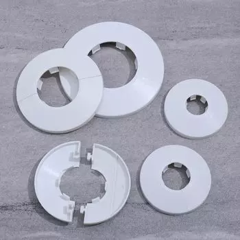 1 шт. Пластиковые хомуты для настенных отверстий, крышка для душевого крана, угловой клапан, заглушка для трубы, декоративная крышка для кухонного смесителя для ванной комнаты, аксессуар