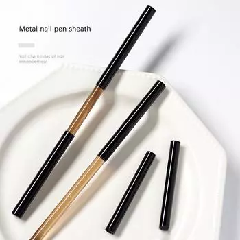 1 шт. пластиковые колпачки для ручек для ногтей, кисть для рисования, ручки для салона, маникюрный протектор