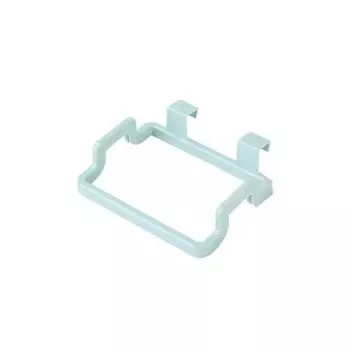 1 шт. Пластиковые переносные кухонные аксессуары Креативная стойка для хранения Однотонный держатель-вешалка Стойка для мусорных пакетов Подвесная