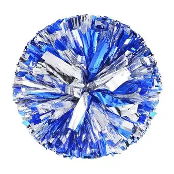 1 шт., пластиковые помпоны с двойным отверстием и ручкой, металлические стримеры для клуба, спортивные помпоны A8