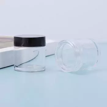 1 шт. пластиковые прозрачные косметические флаконы для образцов PS можно использовать для дозирования пудры для бровей, лосьона для теней и т. д.