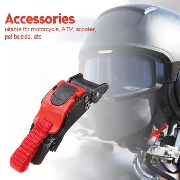 1 шт., пластиковые пряжки для шлема мотоцикла, 1xзажим для подбородочного ремня для шлема квадроцикла, быстросъемная пряжка для универсального скутера