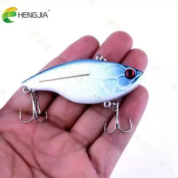 1 шт., пластиковые рыболовные снасти HENGJIA с плавательным слоем VIB для окуня, окуня, щуки