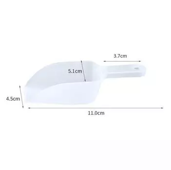 1 шт. Пластиковые совки для льда, мини-прозрачная лопатка для льда, для вечеринок, бара, шведского стола, кухонного гаджета для конфет, десертов, зерна, сухих товаров, лопатка