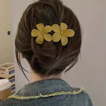 1 шт., пластиковые заколки для волос с бабочками и цветами, элегантные заколки для волос, зажимы с когтями, модные аксессуары для волос для женщин и девочек фиолетовый