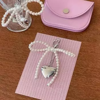 1 шт. пластиковый брелок-подвеска для ключей, прочный брелок для мобильного телефона, брелок в виде банта, сумка, аксессуары, брелок для ключей, свежая и милая камера