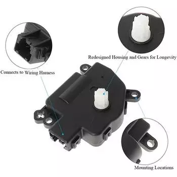 1 шт. пластиковый привод заслонки смешивания воздуха HVAC, подходит для Dodge/Chrysler 604-004,5061099AA