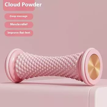 1 шт. Пластиковый ролик для массажа мышц йоги, устройство для тренировки стоп, многофункциональный ролик для стоп для дренажа мышечной сети