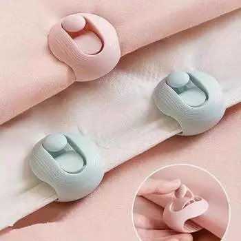 1 шт. Пластиковый зажим для устройства, нескользящий, противоскользящий, фиксатор простыни, спальное одеяло, одеяла, застежка-зажим, чехол, одеяло, зажимы для одеяла 1PCS белый