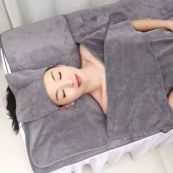 1 шт. платок для макияжа для наращивания ресниц, повязка на голову для макияжа и спа для девочек коричневый