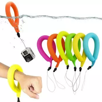 1 шт., плавучий ремешок для камеры, материал для дайвинга, универсальный пенопластовый плавающий ремень, предотвращающий погружение ключа цифровой камеры в мобильный телефон красный