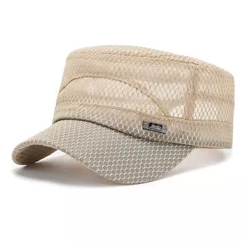 1 шт., плоские кепки Snapback, летние сетчатые мужские дышащие военные шапки, бейсбольная кепка, защита хаки