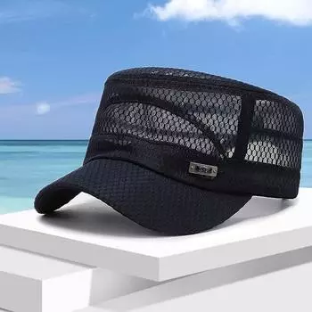 1 шт., плоские кепки Snapback, летние сетчатые мужские дышащие военные шапки, бейсбольная кепка, защита хаки