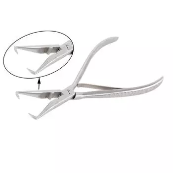 1 шт., плоскогубцы для наращивания волос на локте из нержавеющей стали для удаления волос, микрокольцевые трубки, инструменты для удаления бусинок