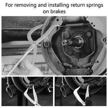 1 шт. плоскогубцы для установки, 31 см, автомобильный барабан, тормозная трубка, возвратная пружина, ремонтный инструмент для снятия автомобиля, мастерская