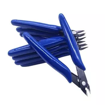 1 шт. плоскогубцы многофункциональные инструменты электрические кусачки для кабеля режущие боковые ножницы плоские кусачки из нержавеющей стали ручные инструменты синий