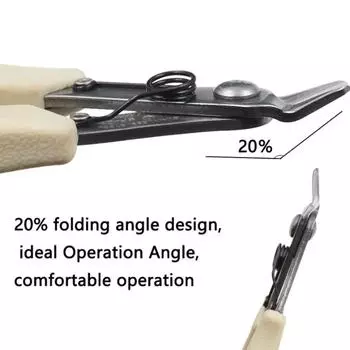 1 шт. плоскогубцы с острым лезвием из стали, профессиональные кусачки, инструменты для ремонта ювелирных изделий, инструменты для ремонта электрика