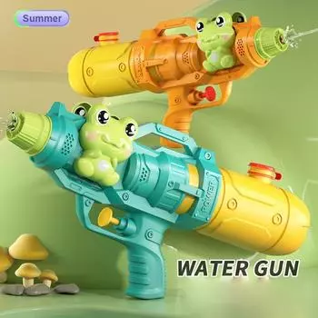 1 шт., пляжная, уличная, водная винтовка, боевая, игрушки для взрослых, детская, утка, динозавр, лягушка, портативная, летняя, поглощающая, высокого давления, водяная пушка A8
