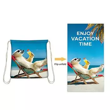 1 шт. пляжное полотенце ультрамягкое банное полотенце шикарное печатное многофункциональное складное для путешествий и банных полотенец встроенная сумка быстросохнущее 70*140