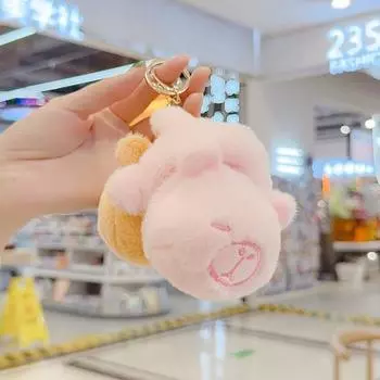 1 шт., плюшевая кукла-перевертыш в виде дельфина-капибалы, двухсторонняя кукла-перевертыш, игрушки для детей, подарки, милый мультяшный кулон в виде животного